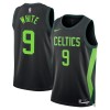 Canotte Uomo Boston Celtics Derrick White Nike 2024-25 City Edition Nero Swingman